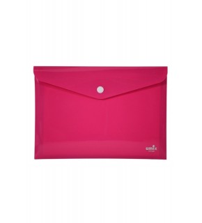 Umix Çıtçıtlı Zarf Dosya A6 Neon Pembe U1124N-PE