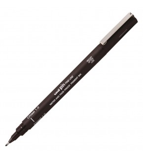 Uni-Ball Pin 1.0 Fine Line Kesik Uçlu Kalem Siyah PIN CS1-200 (1 Adet)