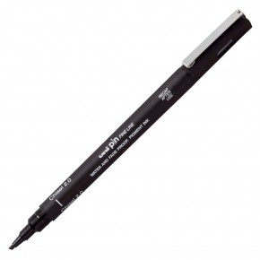 Uni-Ball Pin 2.0 Fine Line Kesik Uçlu Kalem Siyah PIN CS2-200 (1 Adet)