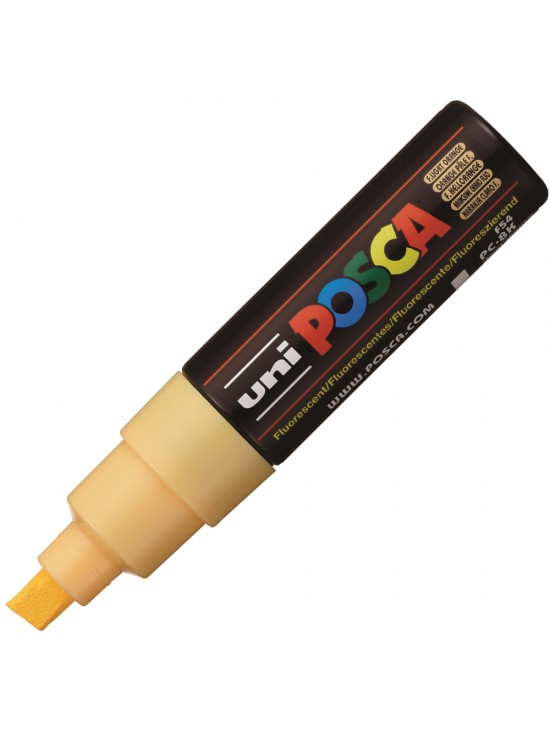 Uni-Ball Posca 8.0 Su Bazlı Boyama Markörü F.A.Turuncu PC-8K (1 Adet)