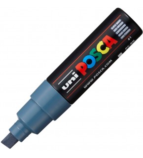 Uni-Ball Posca 8.0 Su Bazlı Boyama Markörü Kurşun Gri PC-8K (1 Adet)