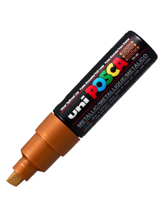 Uni-Ball Posca 8.0 Su Bazlı Poster Markörü Bronz PC-8K (1 Adet)