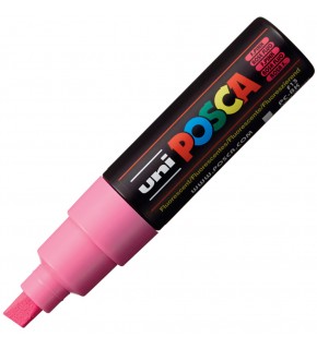 Uni-Ball Posca 8.0 Su Bazlı Poster Markörü F.Pembe PC-8K (1 Adet)