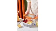 Vagonlife Beslenme Kutusu Lunch Box Paslanmaz Çelik 1200 ML BL20182