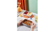 Vagonlife Beslenme Kutusu Lunch Box Paslanmaz Çelik 1200 ML BL20182