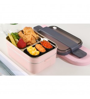 Vagonlife Beslenme Kutusu Lunch Box Paslanmaz Çelik 1400 ML XC-462
