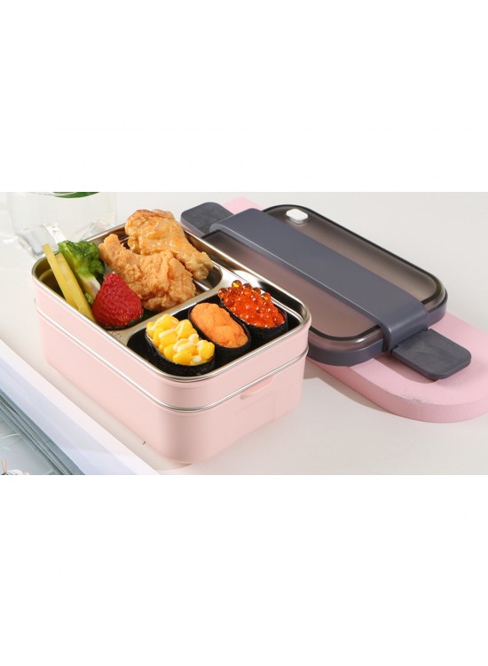 Vagonlife Beslenme Kutusu Lunch Box Paslanmaz Çelik 1400 ML XC-462