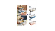 Vagonlife Beslenme Kutusu Lunch Box Paslanmaz Çelik 2 Bölmeli 900 ML Xc-588