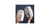 Vagonlife Beslenme Kutusu Lunch Box Paslanmaz Çelik 2 Bölmeli 900 ML Xc-588