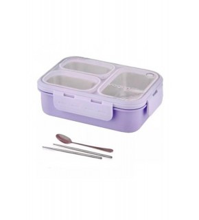 Vagonlife Beslenme Kutusu Lunch Box Paslanmaz Çelik 620 ML XC-7097