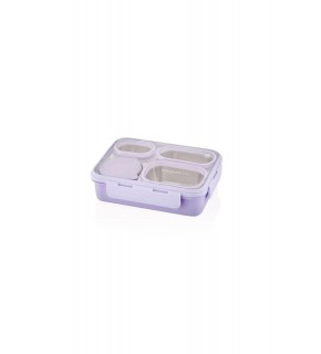Vagonlife Beslenme Kutusu Lunch Box Paslanmaz Çelik 800 ML XC-7099