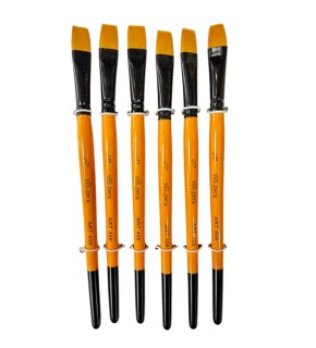 Van Dyck Sentetik Kısa Sap Sarı Fırça VD458 1/2