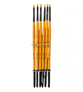 Van Dyck Sentetik Kısa Sap Sarı Fırça VD458 1/8
