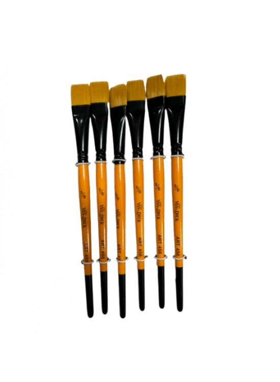 Van Dyck Sentetik Kısa Sap Sarı Fırça VD458 5/8