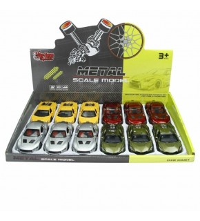 Vardem Oyuncak Çek Bırak 1:36 Metal Spor Araba KM-36111C(1Adet)