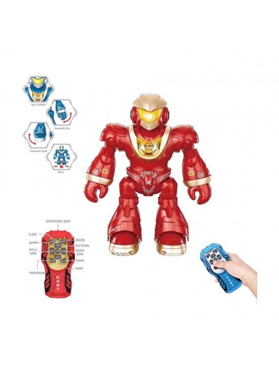 Vardem Uk Ff Isıklı Ve Seslı Danscı Pıllı Robot