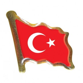 Vatan Rozet Türk Bayrağı VT602 (1 Adet)