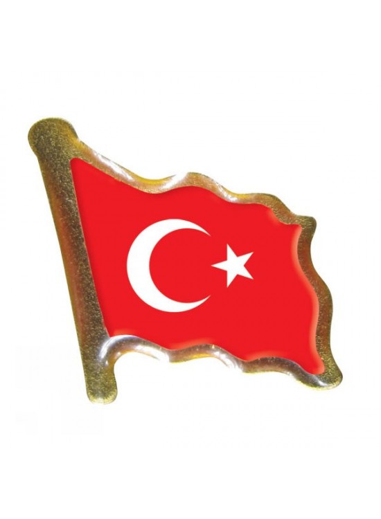 Vatan Rozet Türk Bayrağı VT602 (1 Adet)