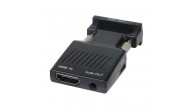 Vcom CA336A Siyah Vga Erkek To Hdmi Dişi Dönüştürücü