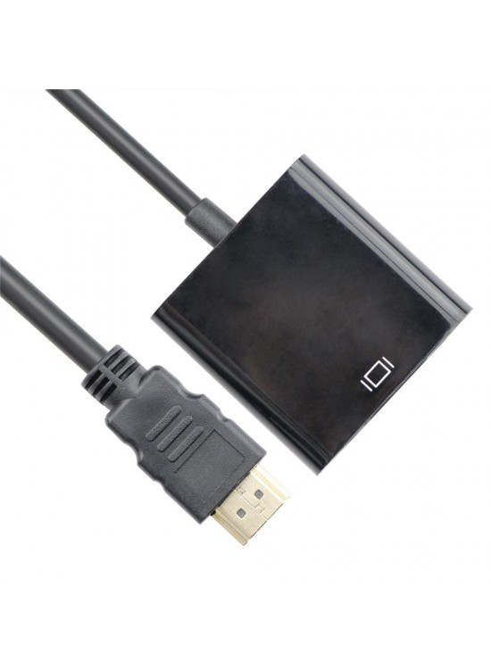 Vcom CG591-B-0.15 Siyah Hdmi Erkek To Vga Dişi Dönüştürücü