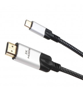 Vcom CU423MCV-1.8 Siyah 1.8MT Type-C To Hdmi 2.0V Kablo