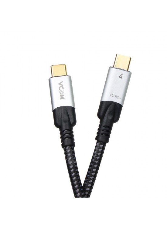 Vcom CU560-1.2 Type-C to Type-C 1,2m 40Gbps USB4 5A Şarj Kablosu