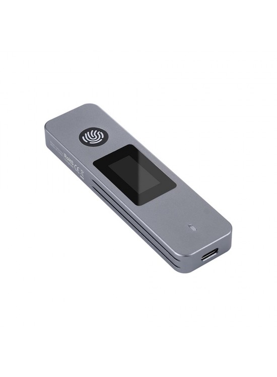 Vcom CU855SN-F USB 3.2 Gen 2 Type-C M.2 NVMe Parmak İzli SSD HDD Kutusu