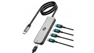 Vcom CUE11S-Gray Type-C To 4-Usb-C (10GBps)+Pd 3.0 100W Çoklayıcı