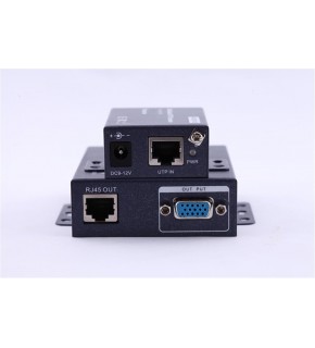 Vcom DD191 Vga RJ45 Cat5e-6 Extender Metal 100m Uzatıcı