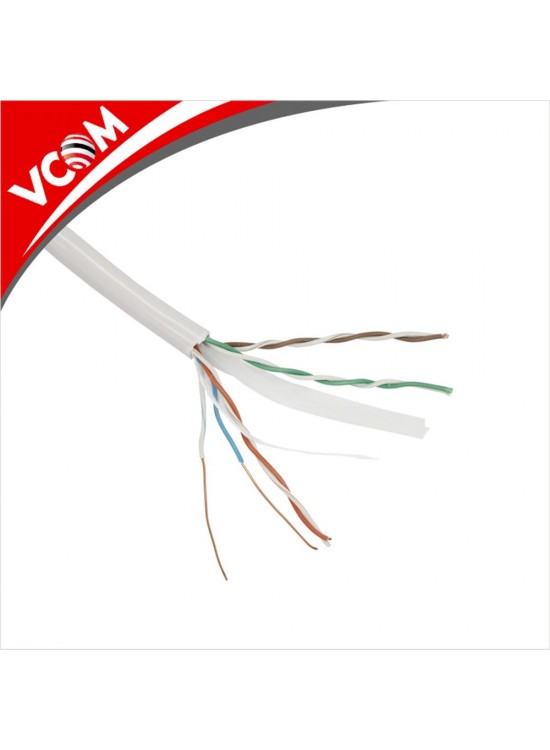 Vcom NC614-305 Utp Cat6 23 AWG 0.57CCA 305MT Gri Kablo