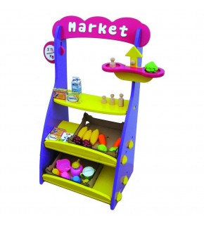 Vega Toys Manav Market Köşesi Renkli