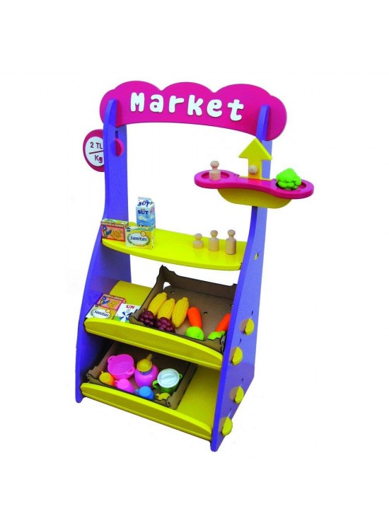 Vega Toys Manav Market Köşesi Renkli