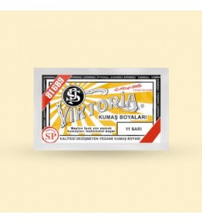 Victoria Toz Kumaş Boyası - 11 Sarı 10 Gr