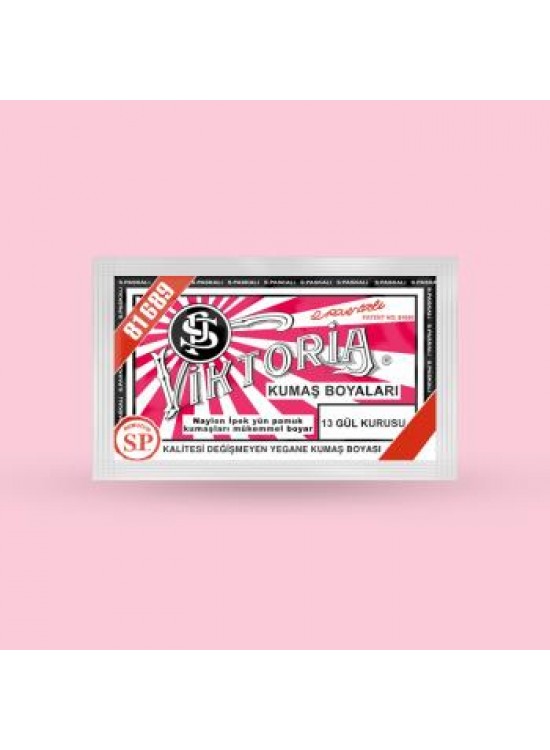 Victoria Toz Kumaş Boyası - 13 Gül Kurusu 10 Gr