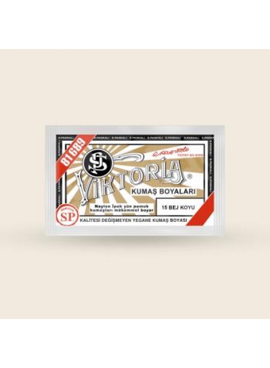 Victoria Toz Kumaş Boyası - 15 Bej Koyu 10 Gr