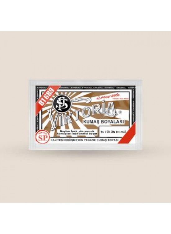 Victoria Toz Kumaş Boyası - 16 Tütün Rengi 10 Gr