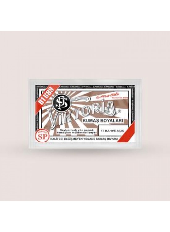 Victoria Toz Kumaş Boyası - 17 Kahve Açık 10 Gr