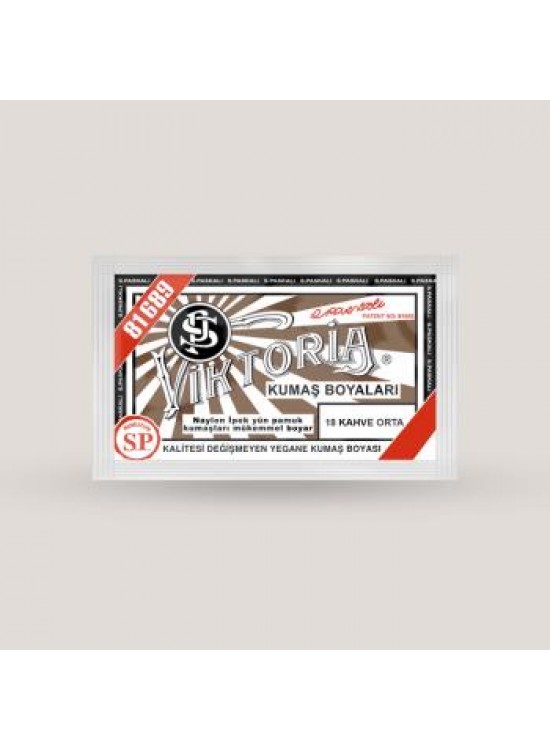 Victoria Toz Kumaş Boyası - 18 Kahve Orta 10 Gr