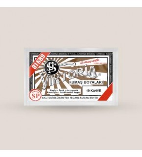 Victoria Toz Kumaş Boyası - 19 Kahve 10 Gr