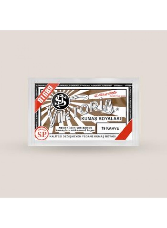 Victoria Toz Kumaş Boyası - 19 Kahve 10 Gr