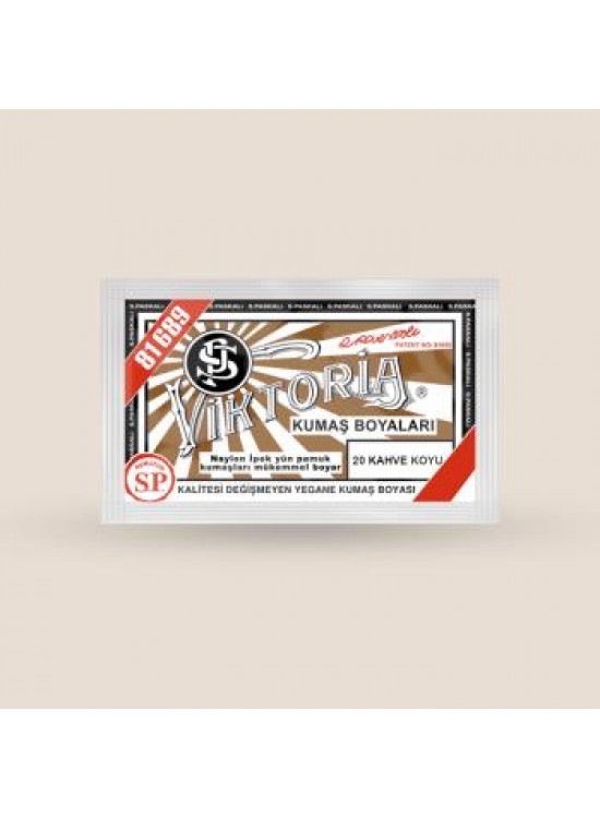 Victoria Toz Kumaş Boyası - 20 Kahve Koyu 10 Gr
