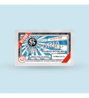 Victoria Toz Kumaş Boyası - 25 Mavi Koyu 10 Gr