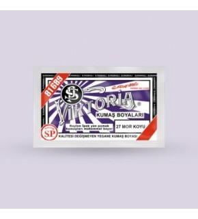 Victoria Toz Kumaş Boyası - 27 Mor Koyu 10 Gr