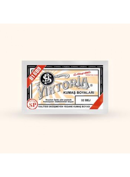Victoria Toz Kumaş Boyası - 32 Bej 10 Gr