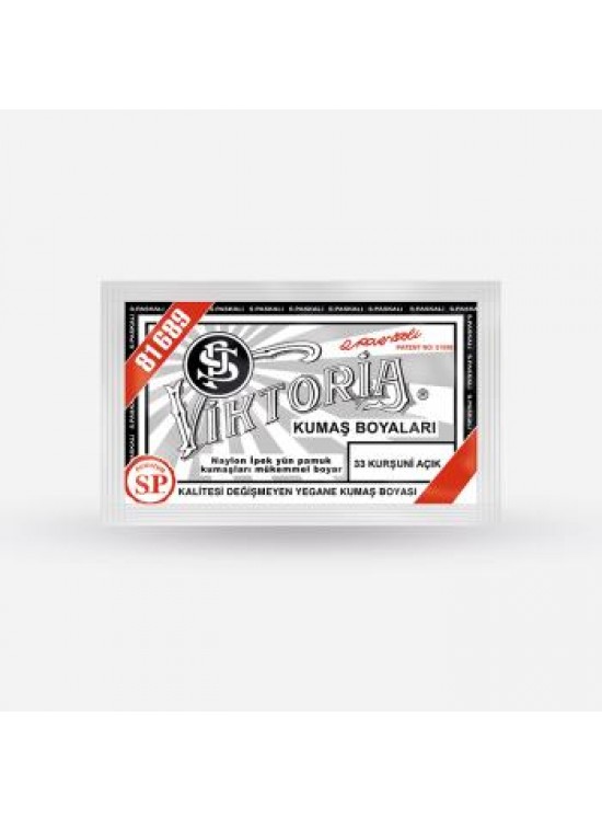Victoria Toz Kumaş Boyası - 33 Kurşuni Açık 10 Gr