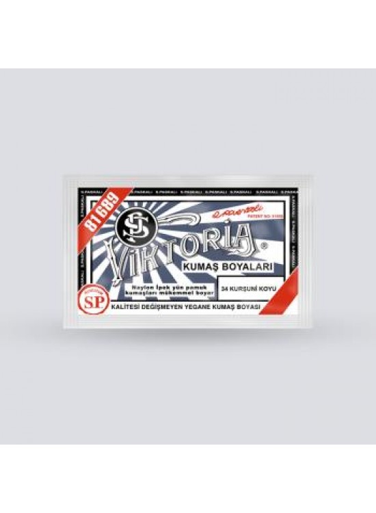 Victoria Toz Kumaş Boyası - 34 Kurşuni Koyu 10 Gr