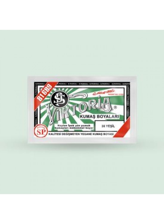 Victoria Toz Kumaş Boyası - 38 Yeşil 10 Gr