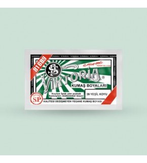 Victoria Toz Kumaş Boyası - 39 Yeşil Koyu 10 Gr