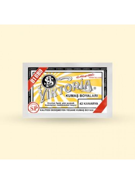 Victoria Toz Kumaş Boyası - 42 Kanarya 10 Gr