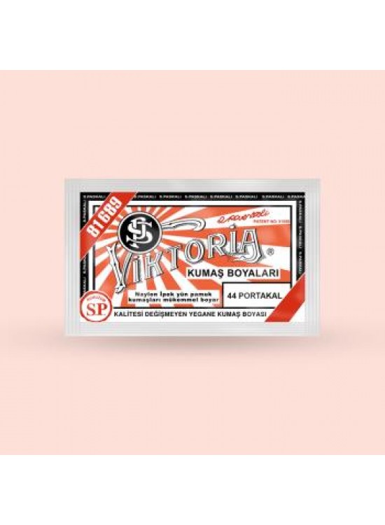 Victoria Toz Kumaş Boyası - 44 Portakal 10 Gr